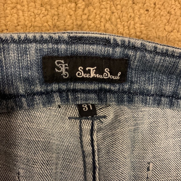 STS women’s low waisted flare jeans - Picture 2 of 3